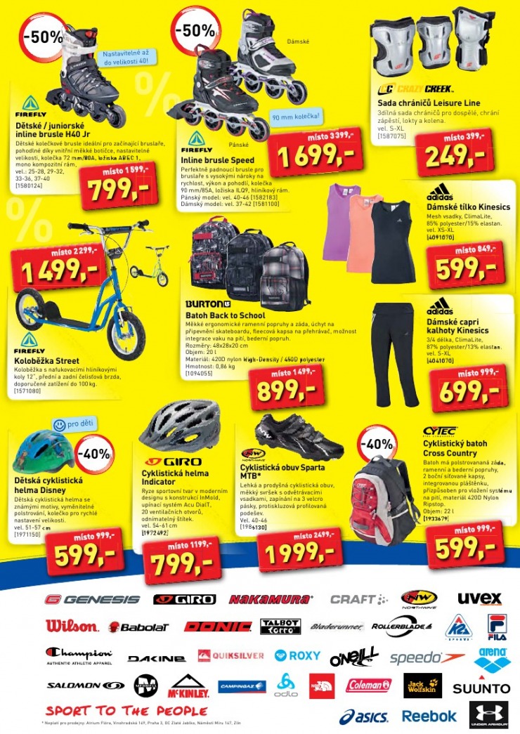 leták Intersport strana 1 leták Intersport strana 1