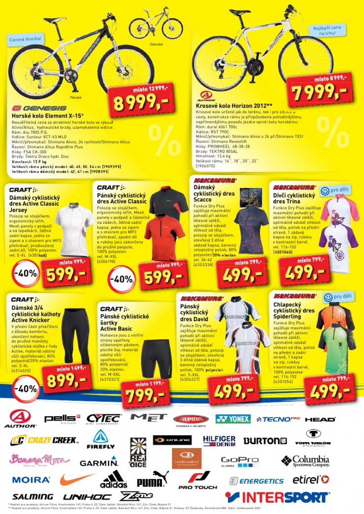 leták Intersport strana 1 leták Intersport strana 1