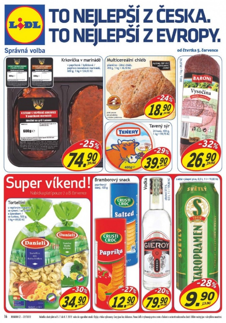 leták Lidl strana 1 leták Lidl strana 1