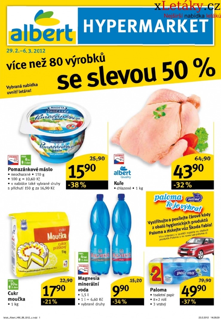 leták Albert Hypermarket leták strana 1 leták Albert Hypermarket leták strana 1
