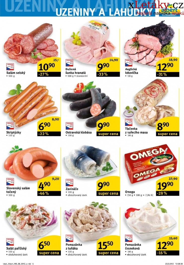 leták Albert Hypermarket leták strana 1 leták Albert Hypermarket leták strana 1