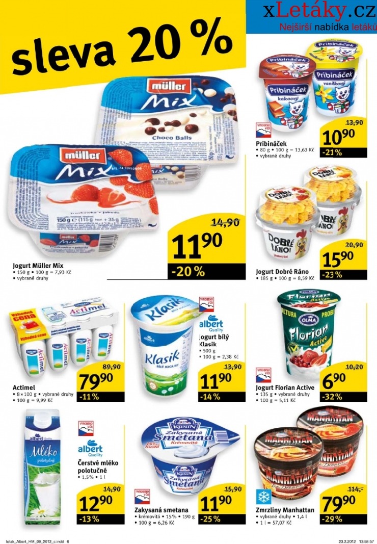 leták Albert Hypermarket leták strana 1 leták Albert Hypermarket leták strana 1