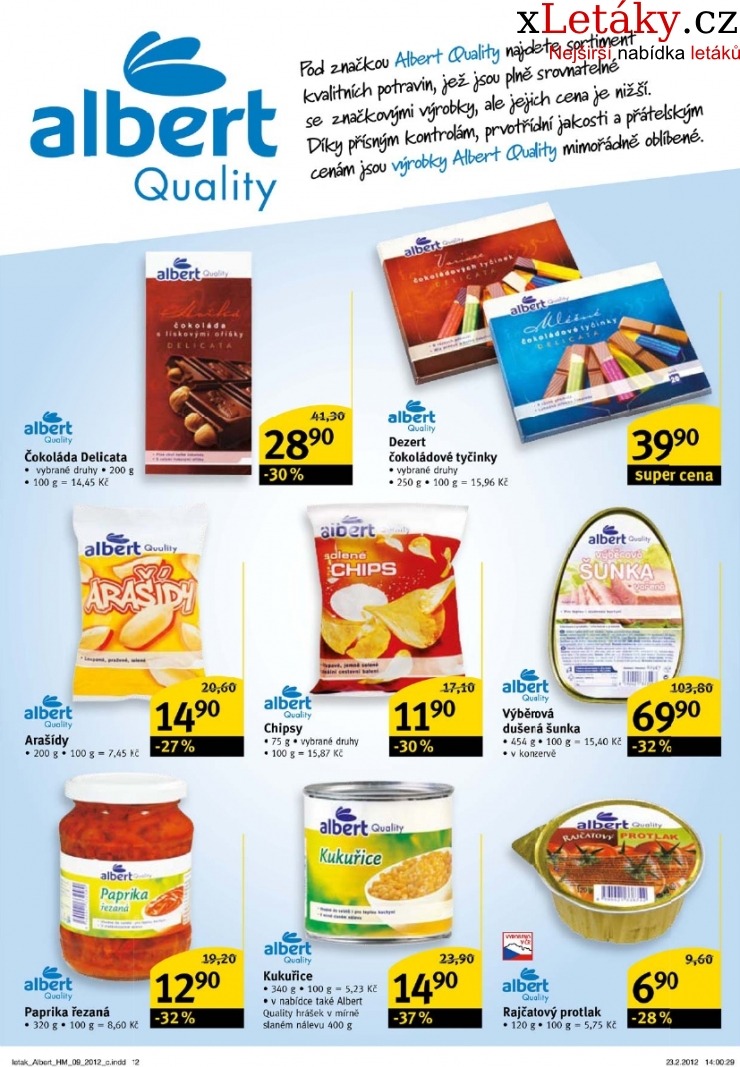 leták Albert Hypermarket leták strana 1 leták Albert Hypermarket leták strana 1