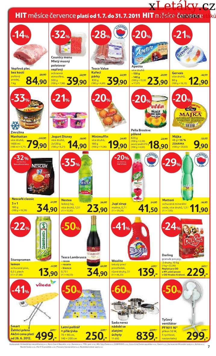 let�k Tesco aktu�ln� let�k strana 1