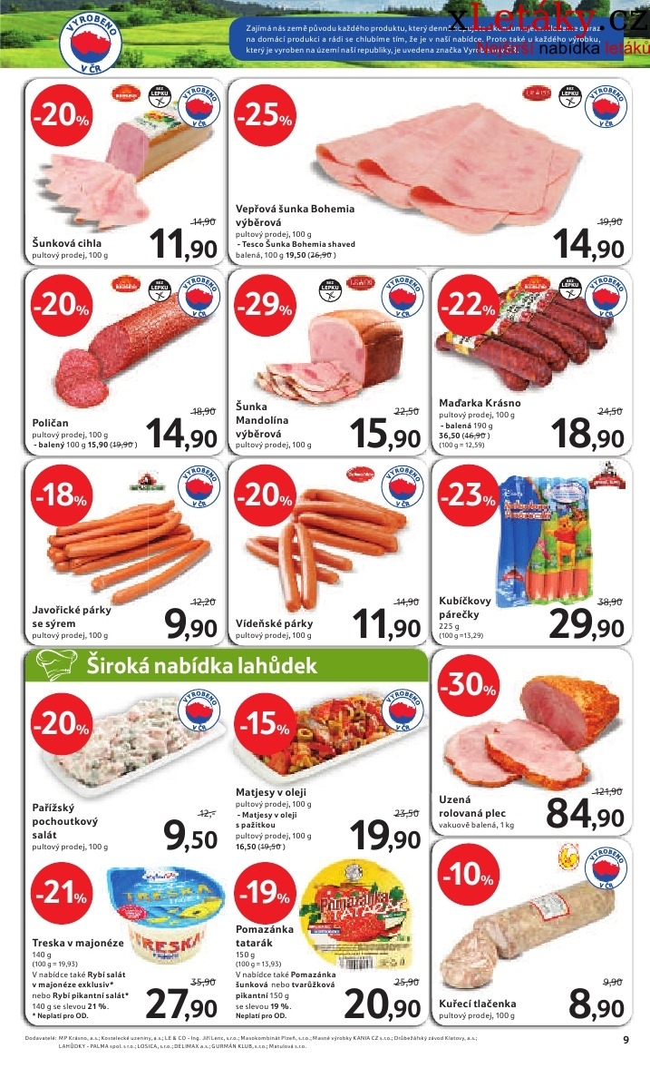 let�k Tesco aktu�ln� let�k strana 1