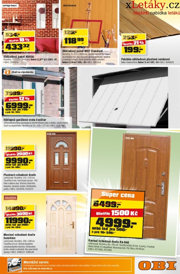 leták OBI leták strana 1 leták OBI leták strana 1