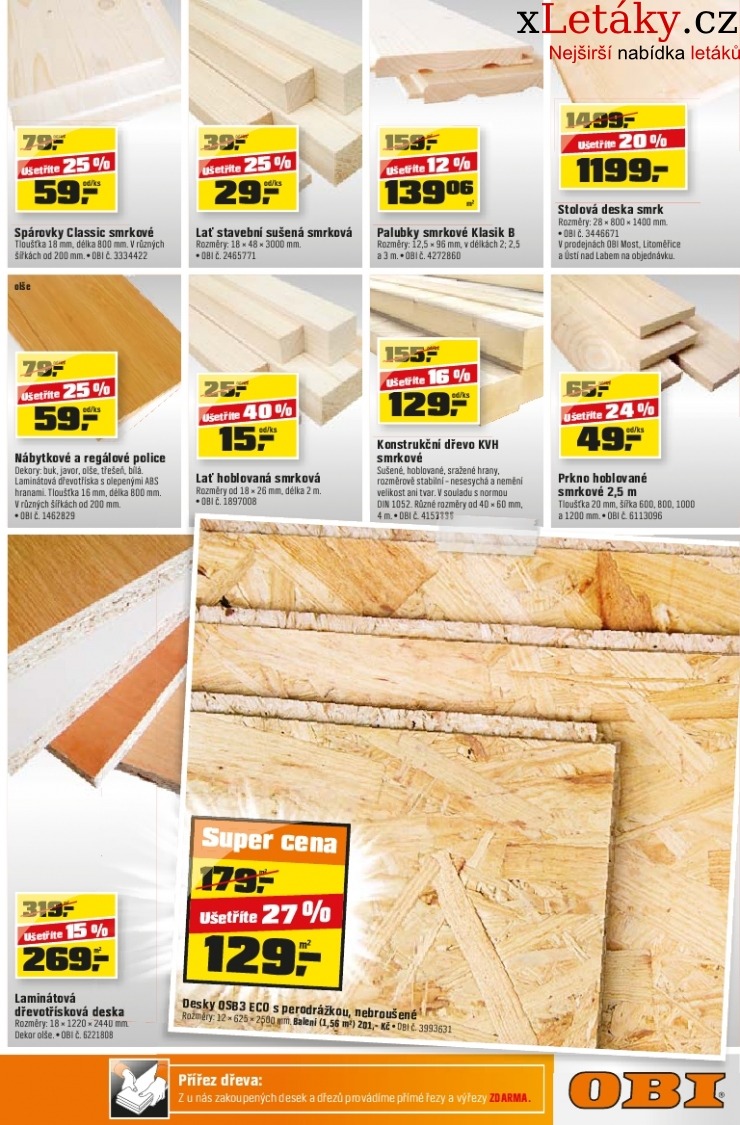 leták OBI leták strana 1 leták OBI leták strana 1