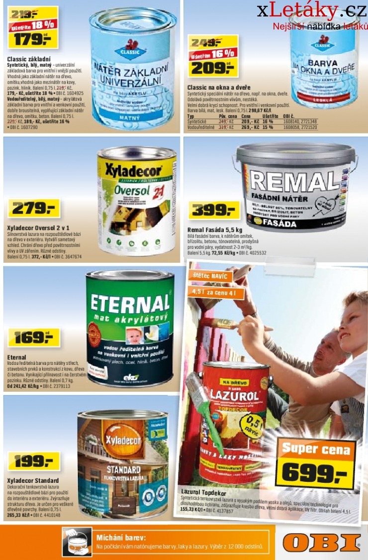 leták OBI leták strana 1 leták OBI leták strana 1