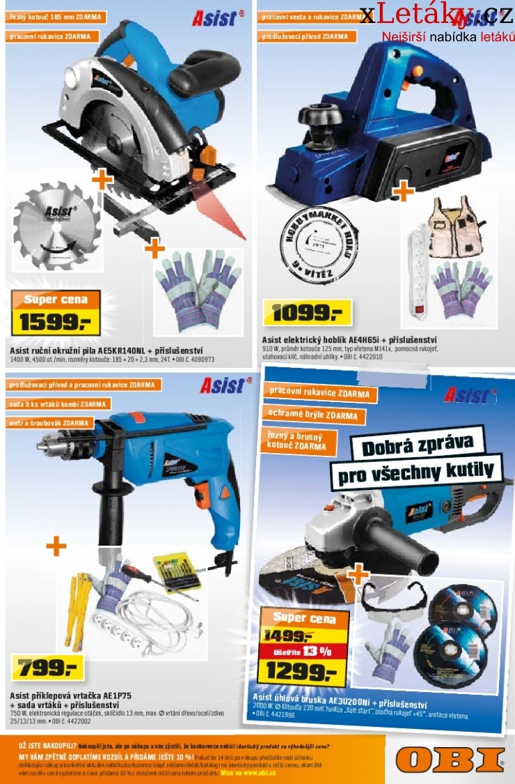 leták OBI leták strana 1 leták OBI leták strana 1