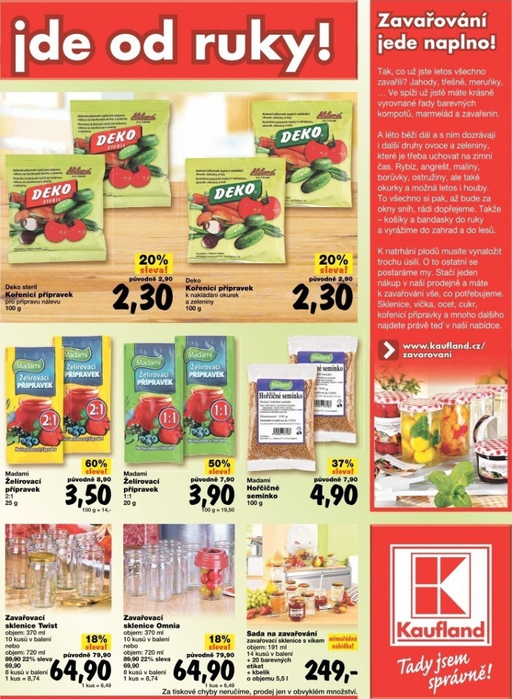 leták Kaufland strana 1 leták Kaufland strana 1