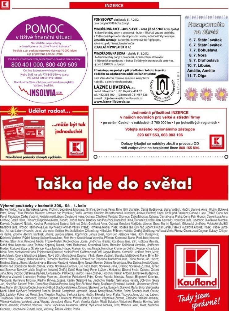 leták Kaufland strana 1 leták Kaufland strana 1