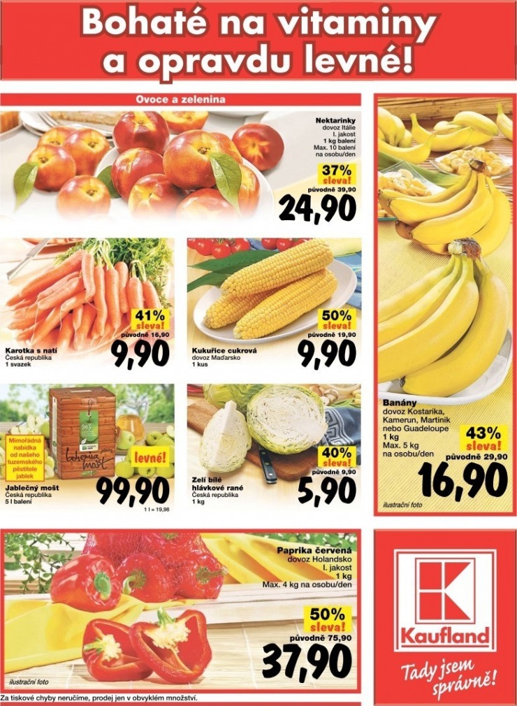 leták Kaufland strana 1 leták Kaufland strana 1