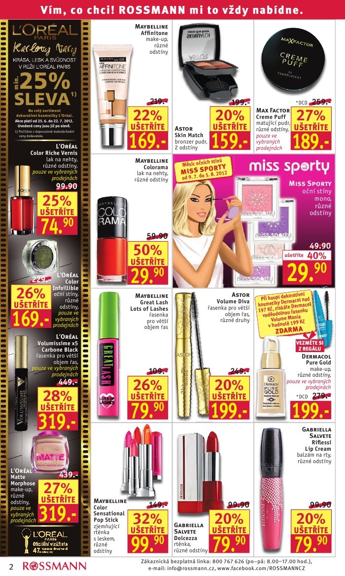 leták Rossmann strana 1 leták Rossmann strana 1