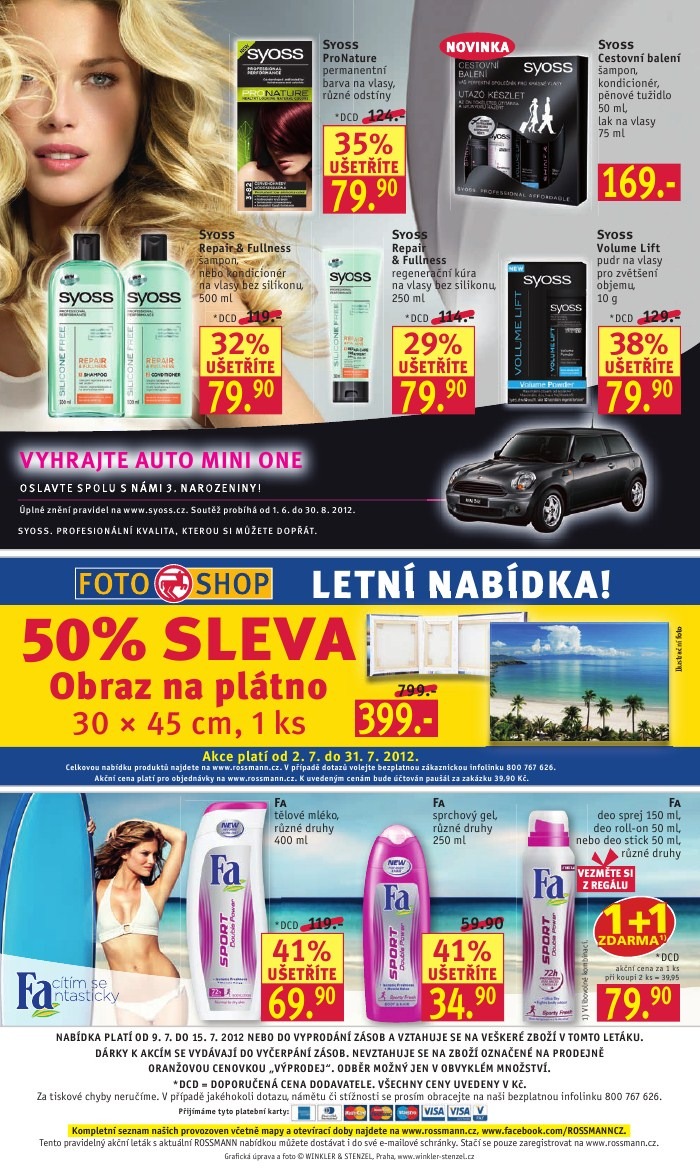 leták Rossmann strana 1 leták Rossmann strana 1