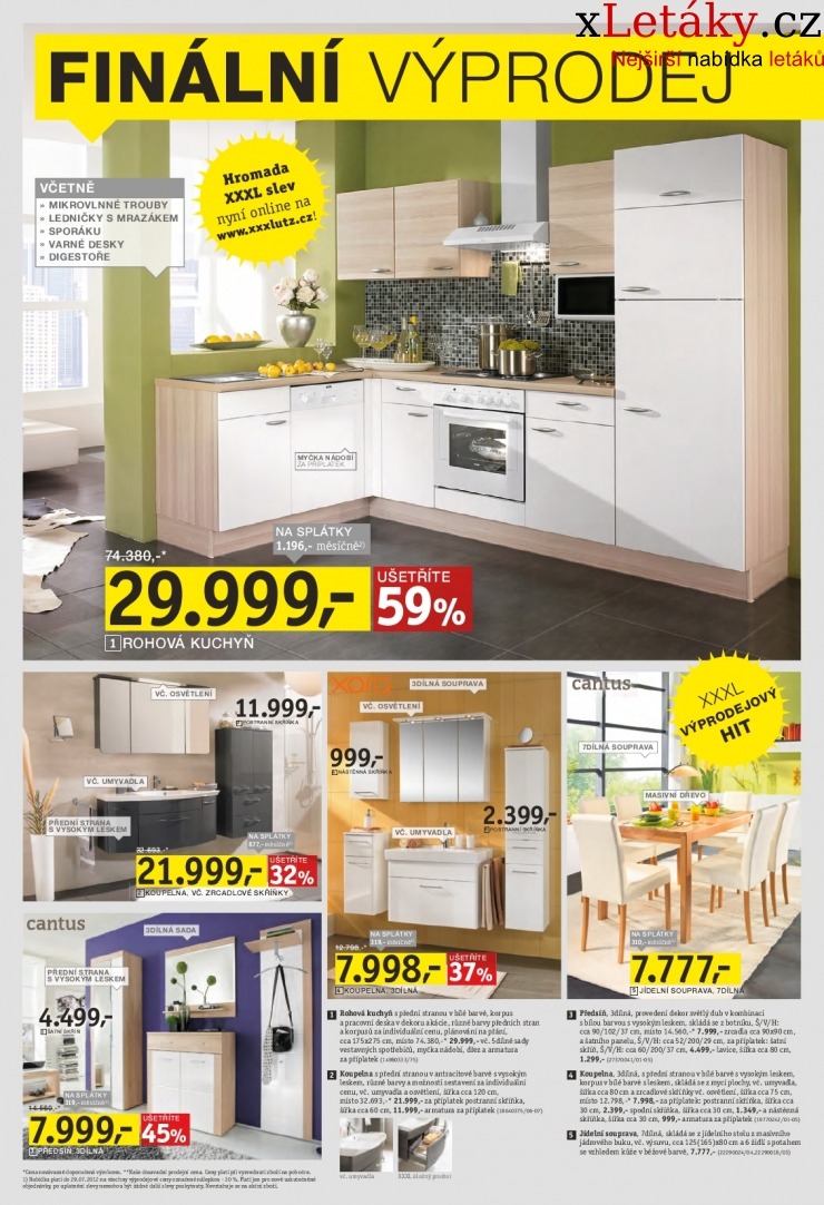 leták XXXLutz leták strana 1 leták XXXLutz leták strana 1