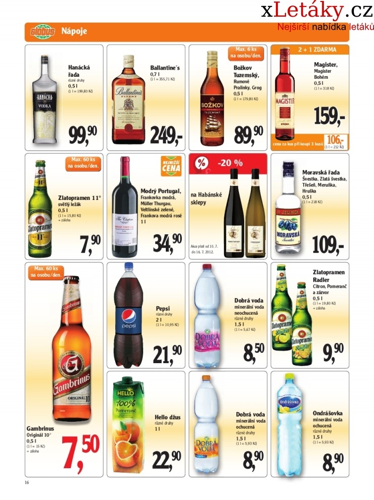 leták Globus leták strana 1 leták Globus leták strana 1