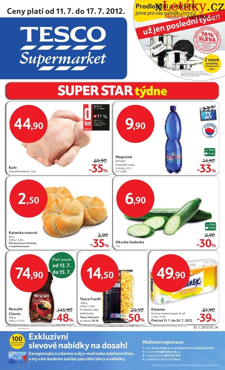 letk Tesco aktuln letk strana 1