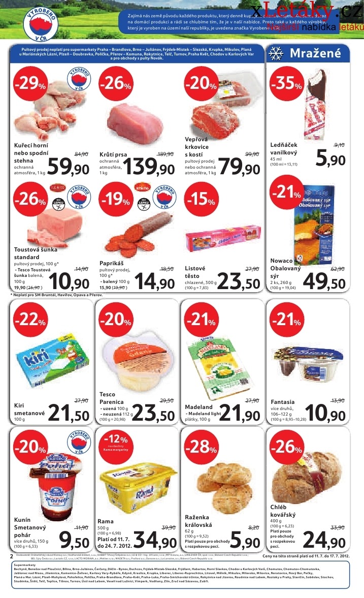 leták Tesco aktuální leták strana 1 leták Tesco aktuální leták strana 1