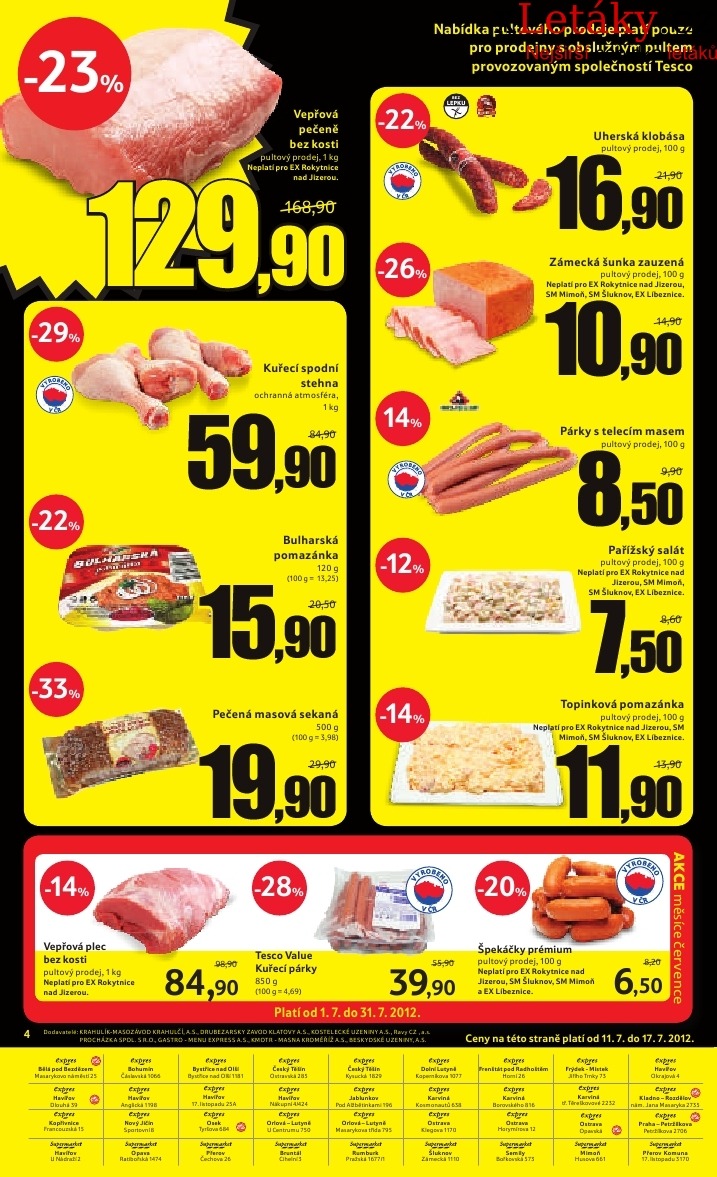 leták Tesco leták strana 1 leták Tesco leták strana 1
