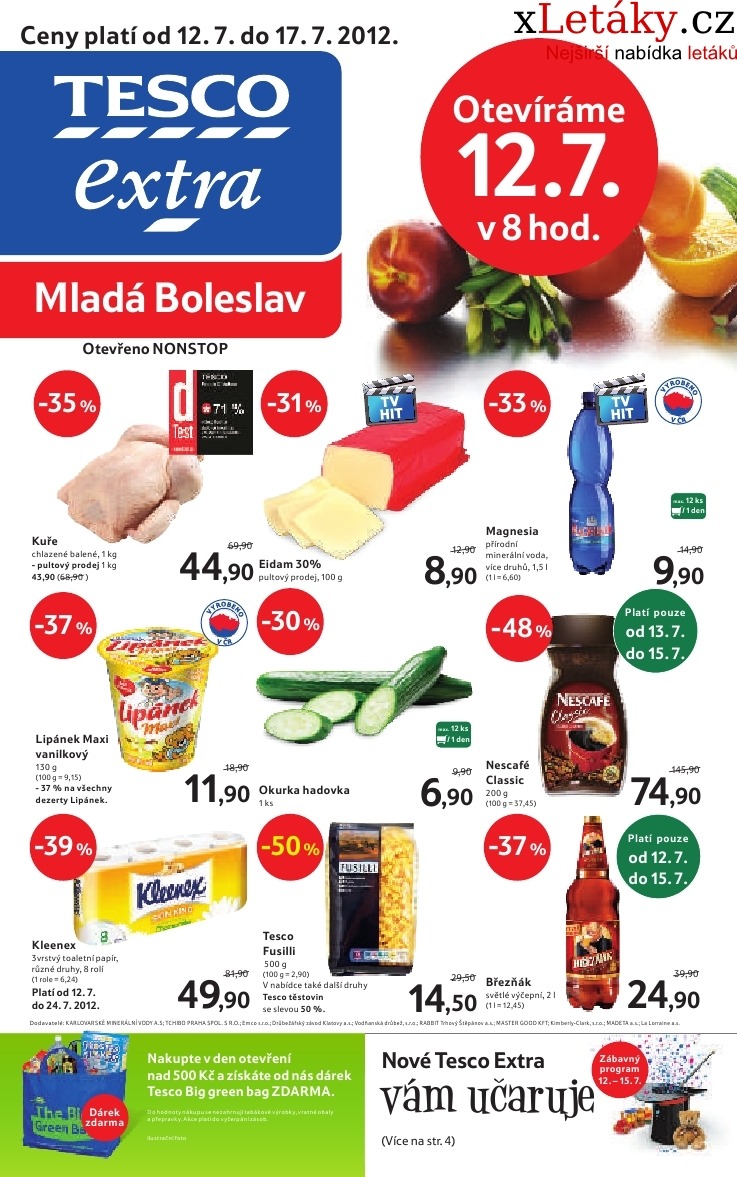 letk Tesco aktuln letk strana 1