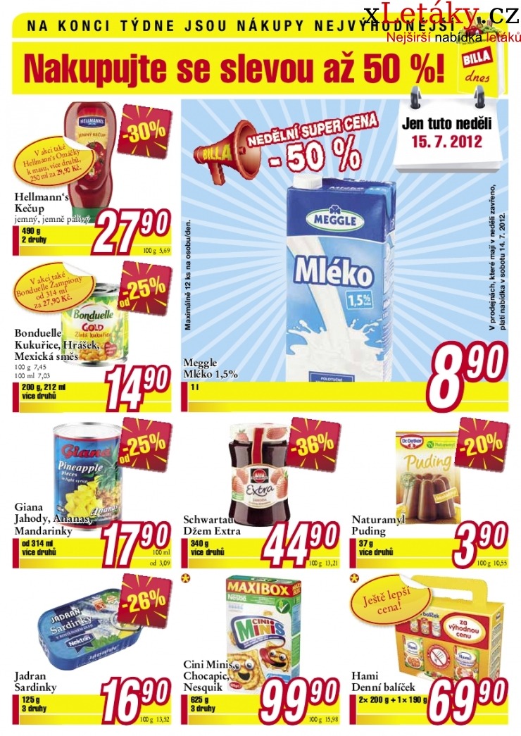 leták Billa leták strana 1 leták Billa leták strana 1