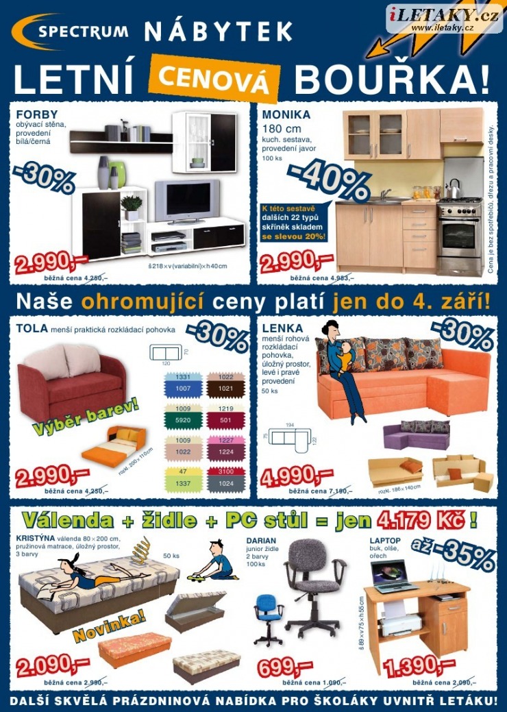 leták Spectrum nábytek strana 1 leták Spectrum nábytek strana 1