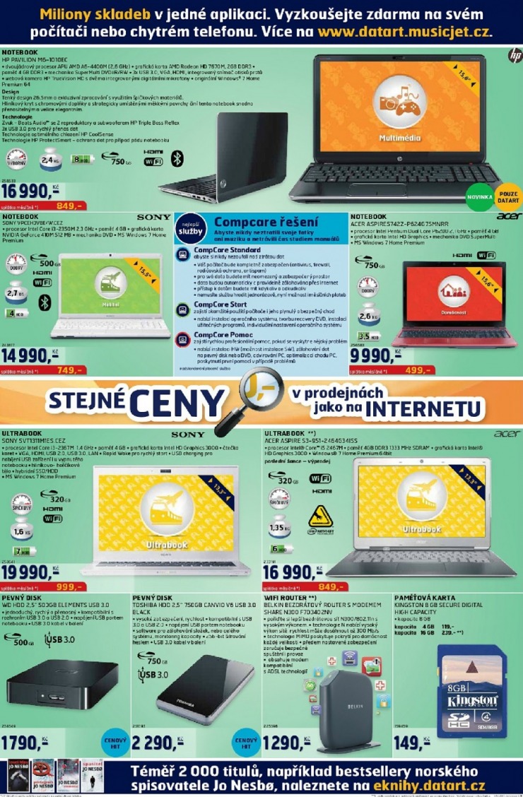 leták Datart strana 1 leták Datart strana 1