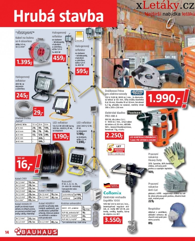 leták Bauhaus leták strana 1 leták Bauhaus leták strana 1
