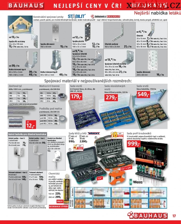 leták Bauhaus leták strana 1 leták Bauhaus leták strana 1