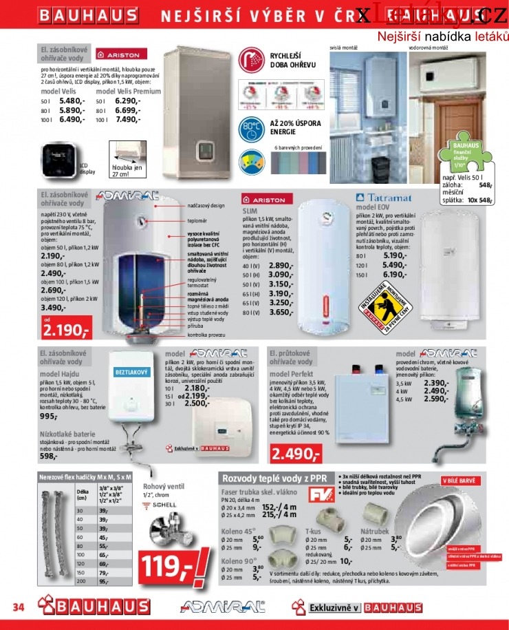 leták Bauhaus leták strana 1 leták Bauhaus leták strana 1