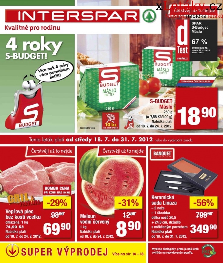 leták Interspar akční leták strana 1 leták Interspar akční leták strana 1
