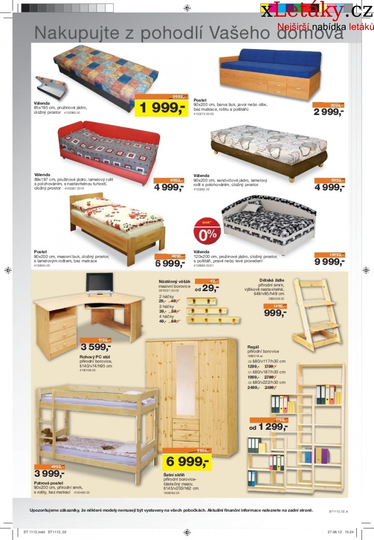 leták Sconto nábytek leták strana 1 leták Sconto nábytek leták strana 1
