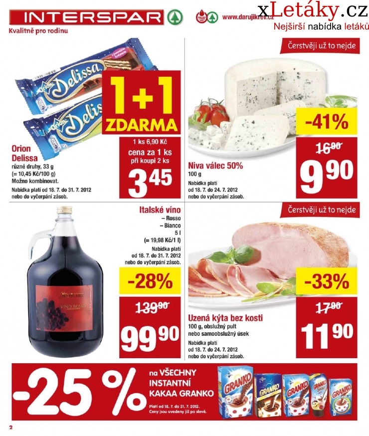 leták Interspar leták strana 1 leták Interspar leták strana 1