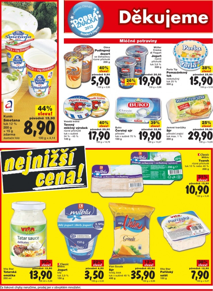 leták Kaufland strana 1 leták Kaufland strana 1