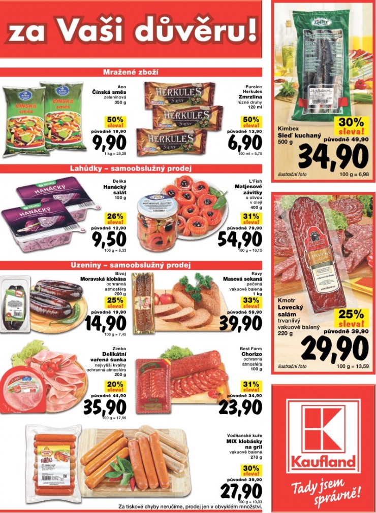 leták Kaufland strana 1 leták Kaufland strana 1
