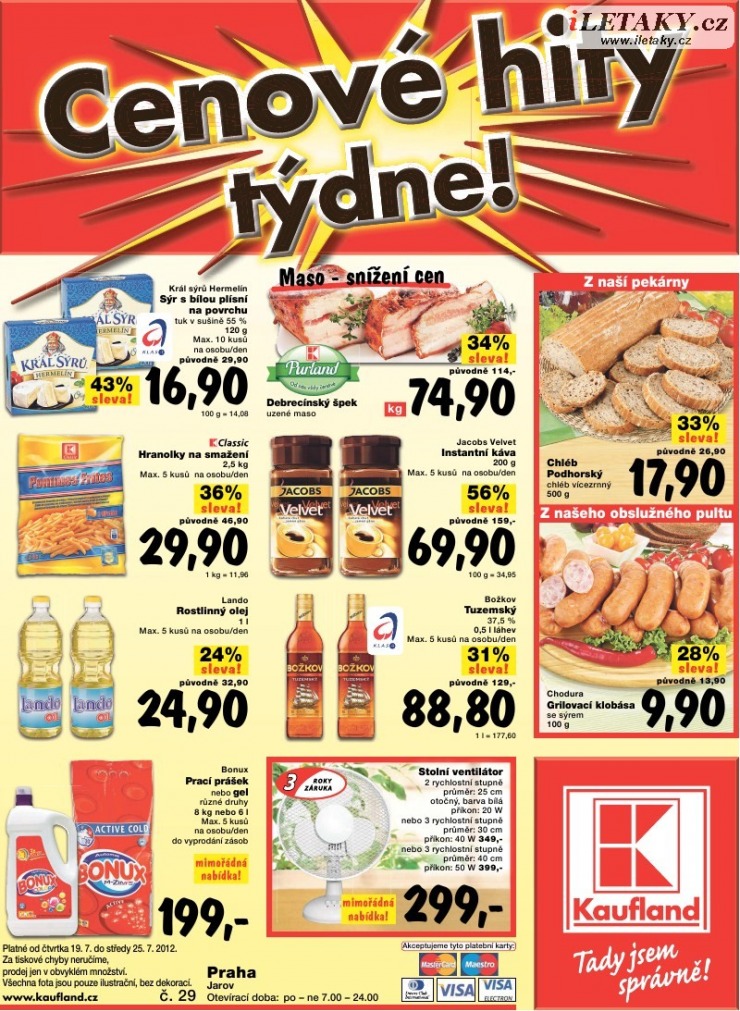 leták Kaufland strana 1 leták Kaufland strana 1