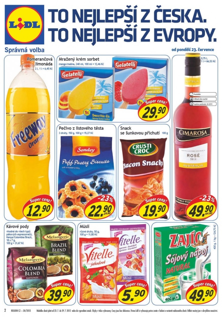 leták Lidl strana 1 leták Lidl strana 1