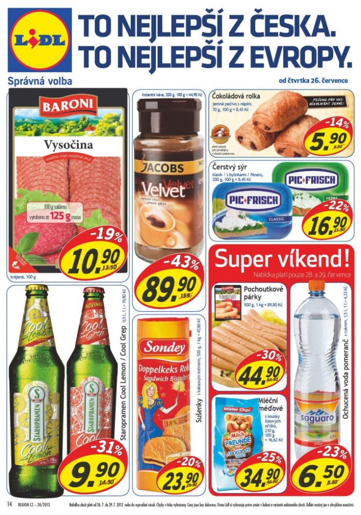 leták Lidl strana 1 leták Lidl strana 1