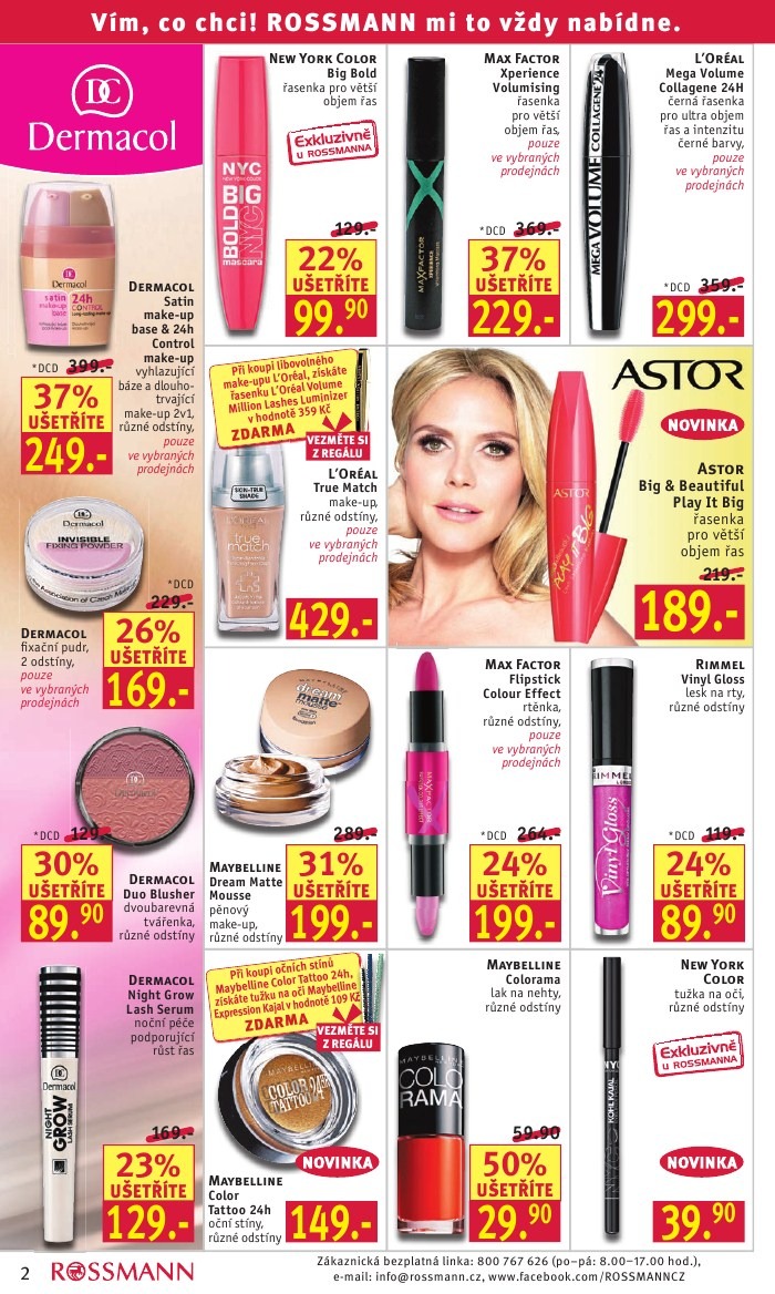 leták Rossmann strana 1 leták Rossmann strana 1