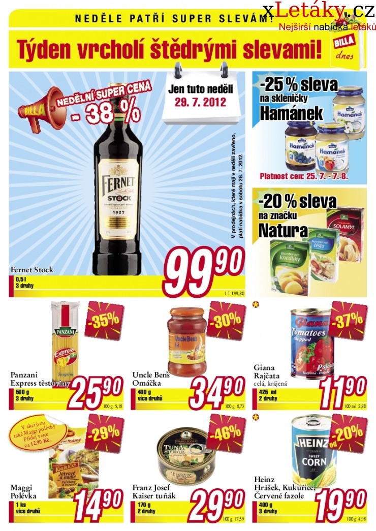 let�k Billa aktu�ln� let�k strana 1