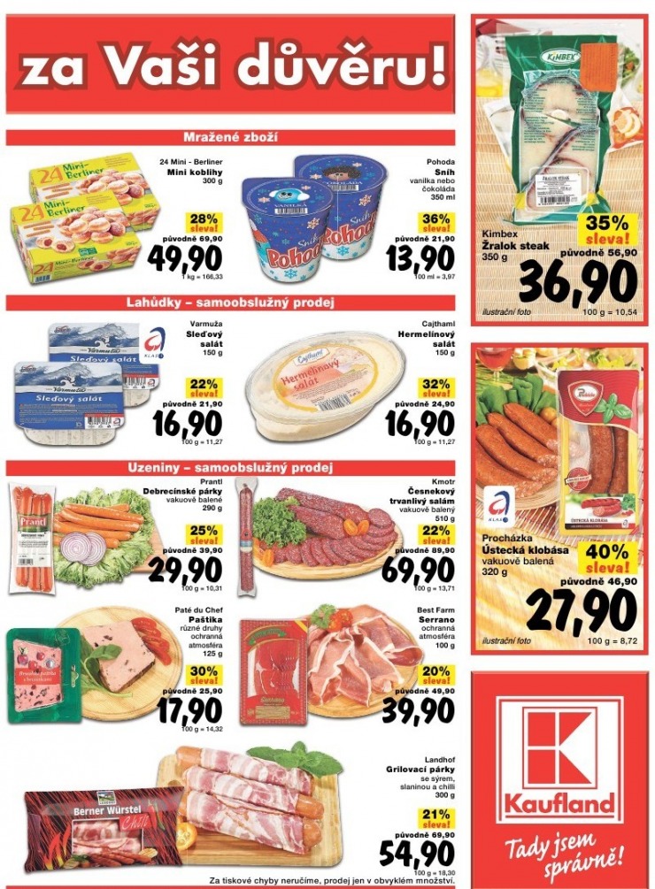 leták Kaufland strana 1 leták Kaufland strana 1