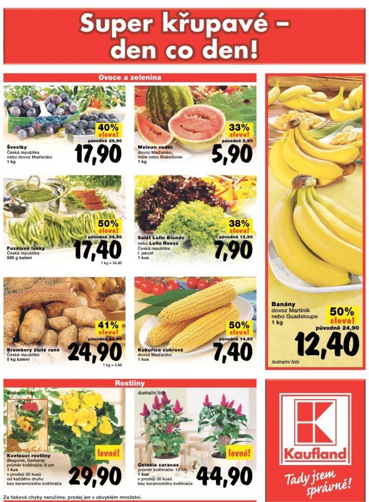 leták Kaufland strana 1 leták Kaufland strana 1