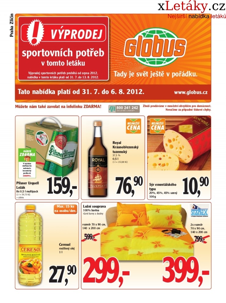 leták Globus leták strana 1 leták Globus leták strana 1