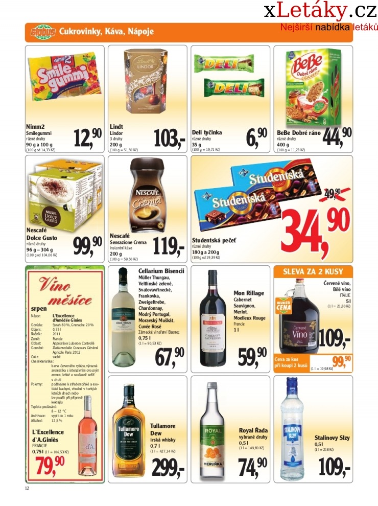 leták Globus leták strana 1 leták Globus leták strana 1