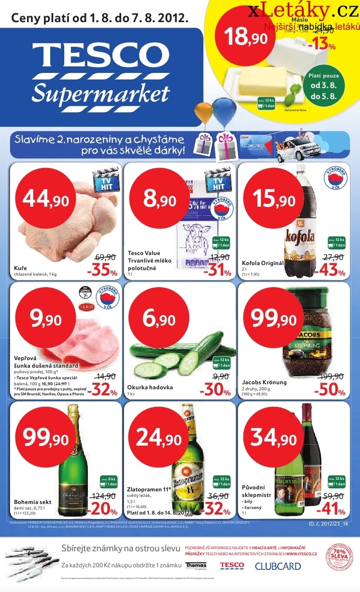 leták Tesco akční leták strana 1 leták Tesco akční leták strana 1