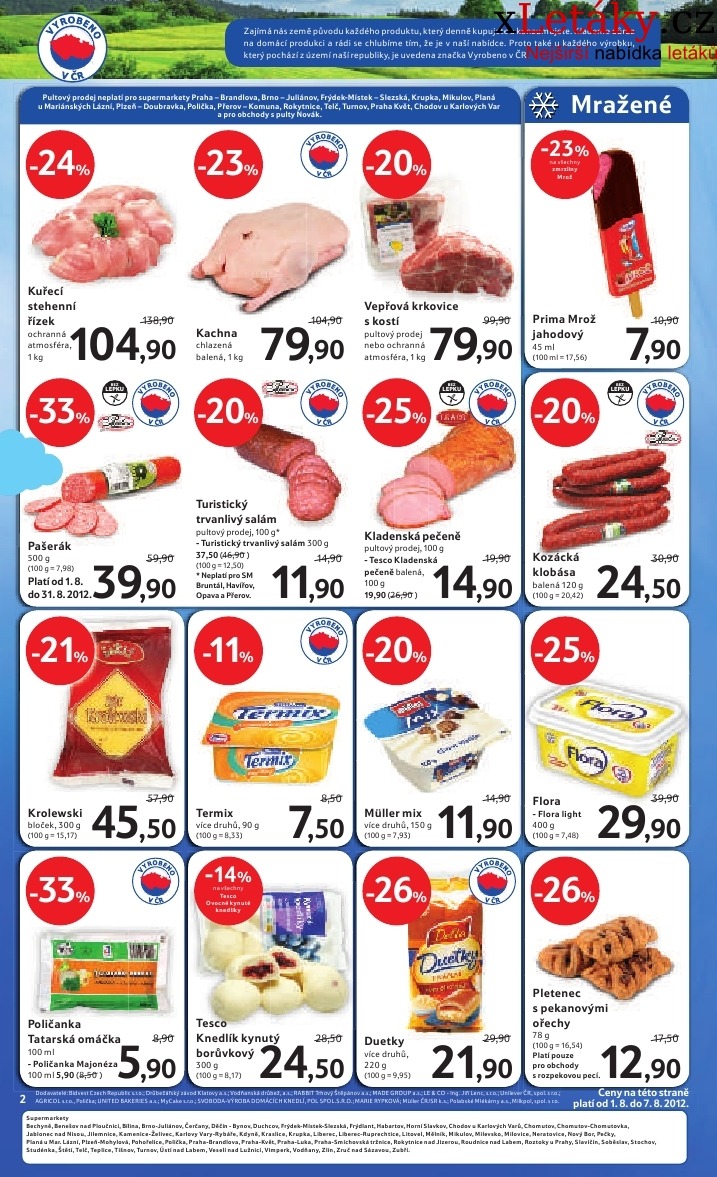 leták Tesco akční leták strana 1 leták Tesco akční leták strana 1