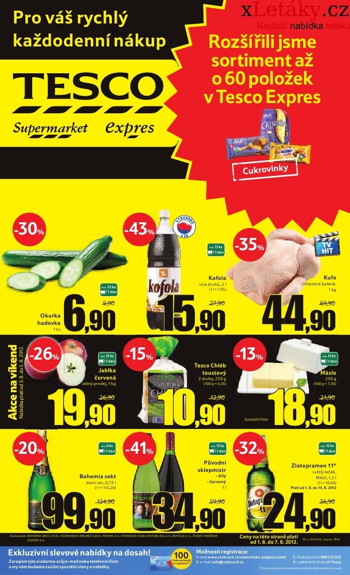 letk Tesco aktuln letk strana 1