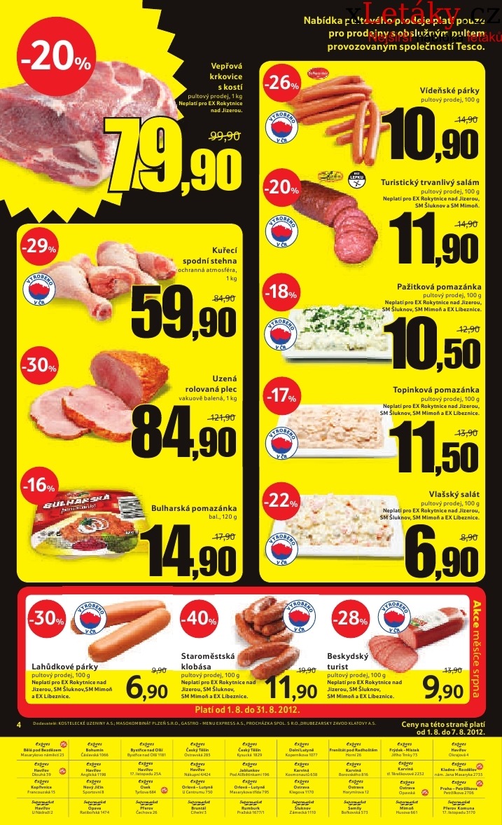leták Tesco aktuální leták strana 1 leták Tesco aktuální leták strana 1