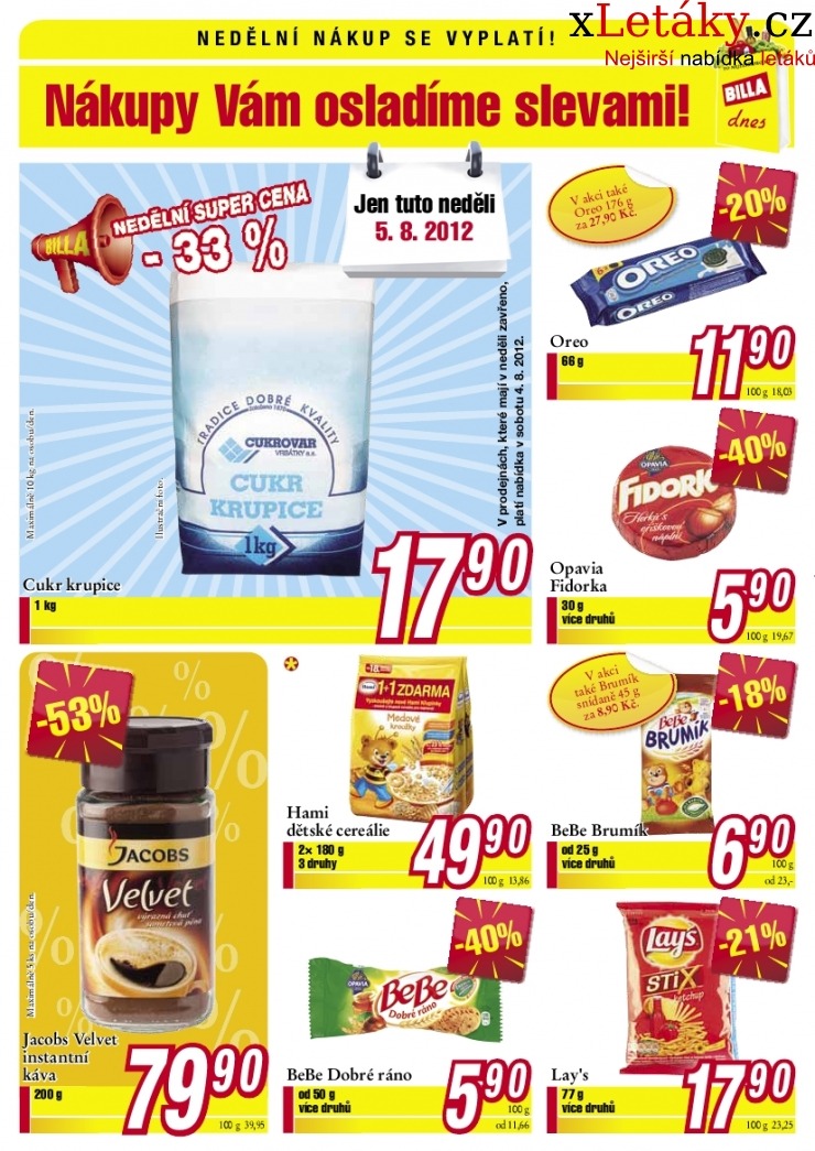 leták Billa leták strana 1 leták Billa leták strana 1