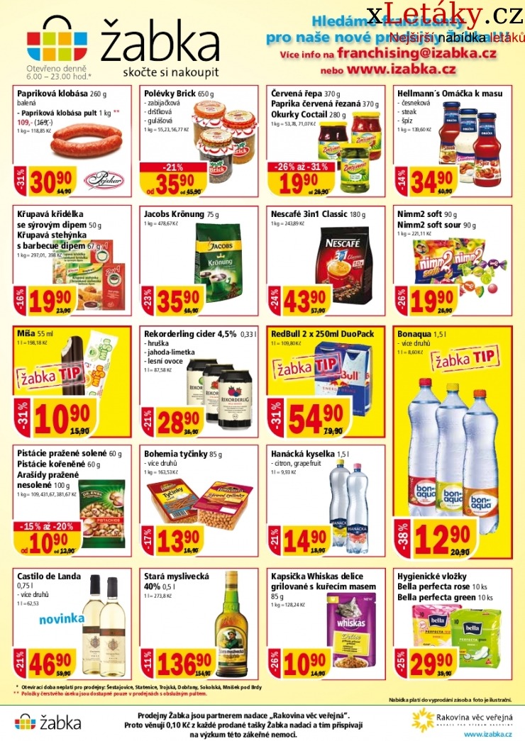leták Žabka leták strana 1 leták Žabka leták strana 1